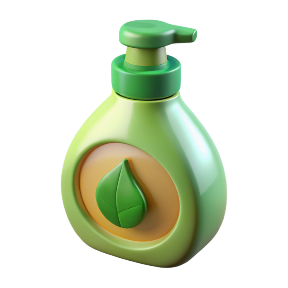 wonderful contemporary Eco Friendly Dish Soap Bottle Green Top View Transparent premium png