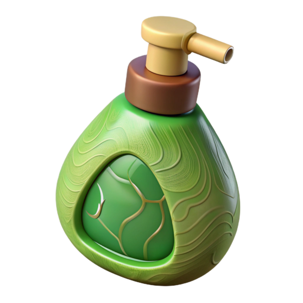 impressive traditional Eco Friendly Dish Soap Bottle Green Top View Transparent detailed png