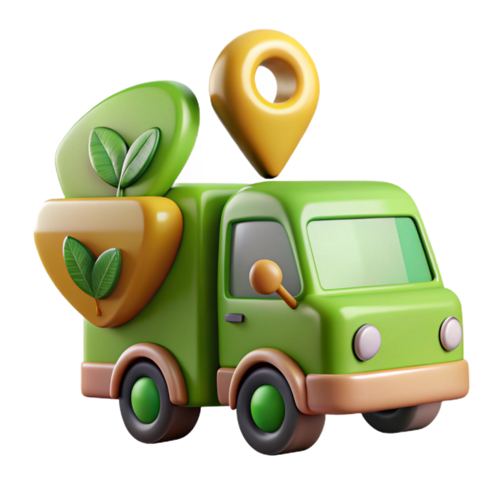impressive creative Eco Friendly Transportation Icons Isolated professional png