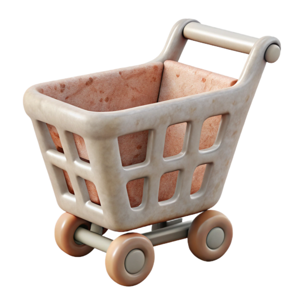 vibrant traditional Ecommerce Shopping Cart Icon Transparent Background professional png