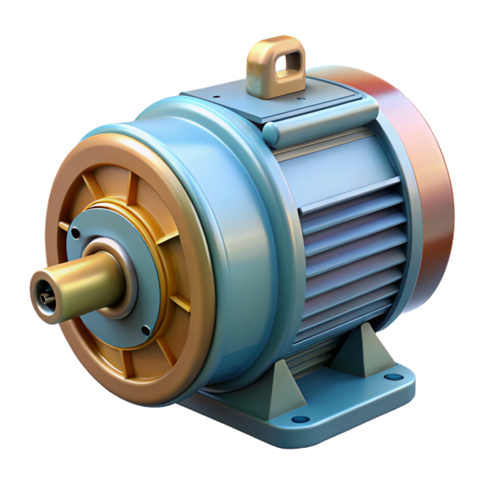 stunning traditional Electric Motor Front View Isolated genuine png