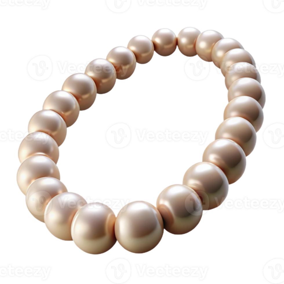 extraordinary minimalist Elegant Pearl Necklace Transparent Background Cutout detailed png