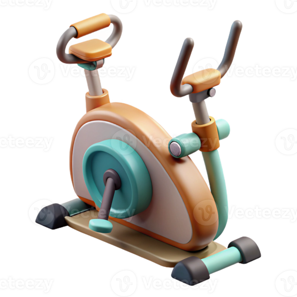 extraordinary vintage Elliptical Trainer Compact Design Transparent Background exclusive png