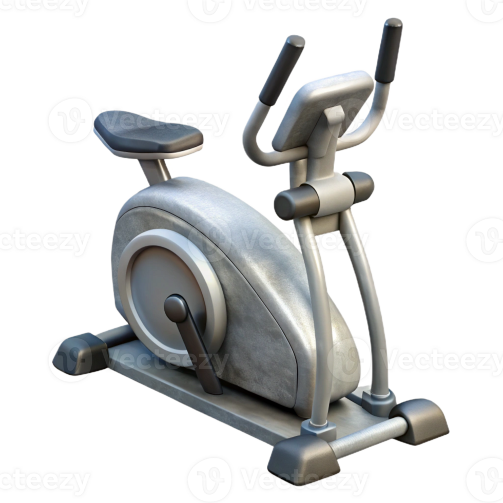stunning rustic Elliptical Trainer Gray Cutout Transparent Background premium png