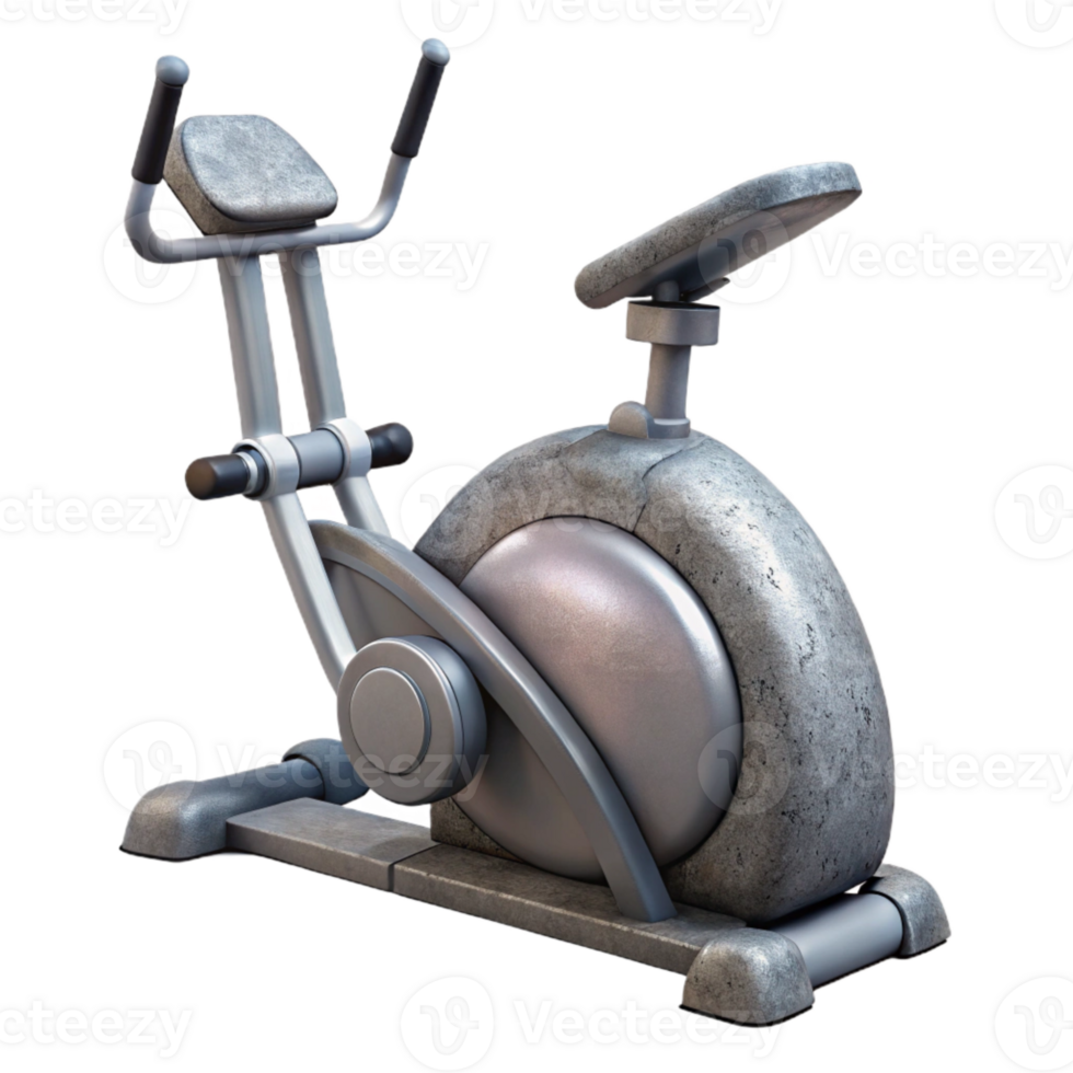 impressive contemporary Elliptical Trainer Gray Cutout Transparent Background original png