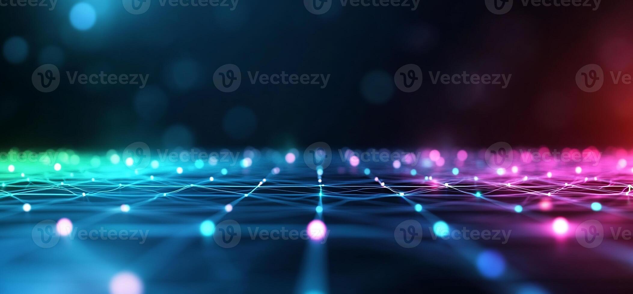 Abstract Network Futuristic Design photo