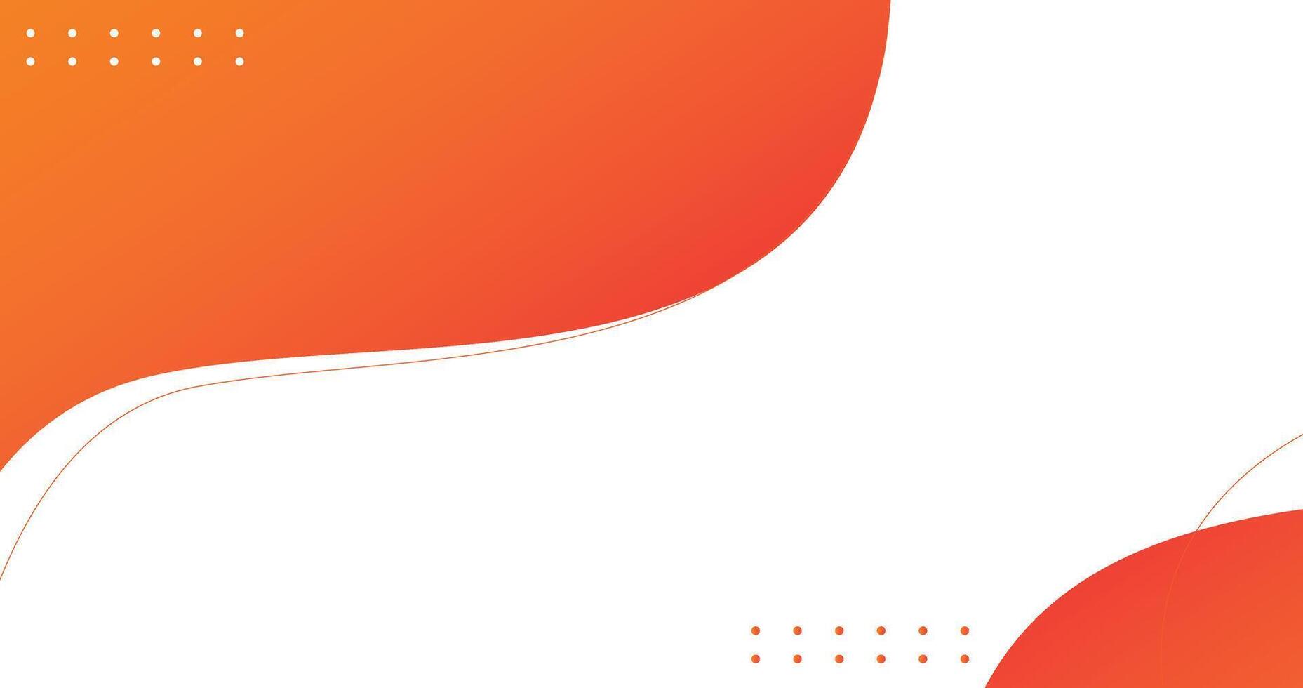 An orange and white background with a curved line vector