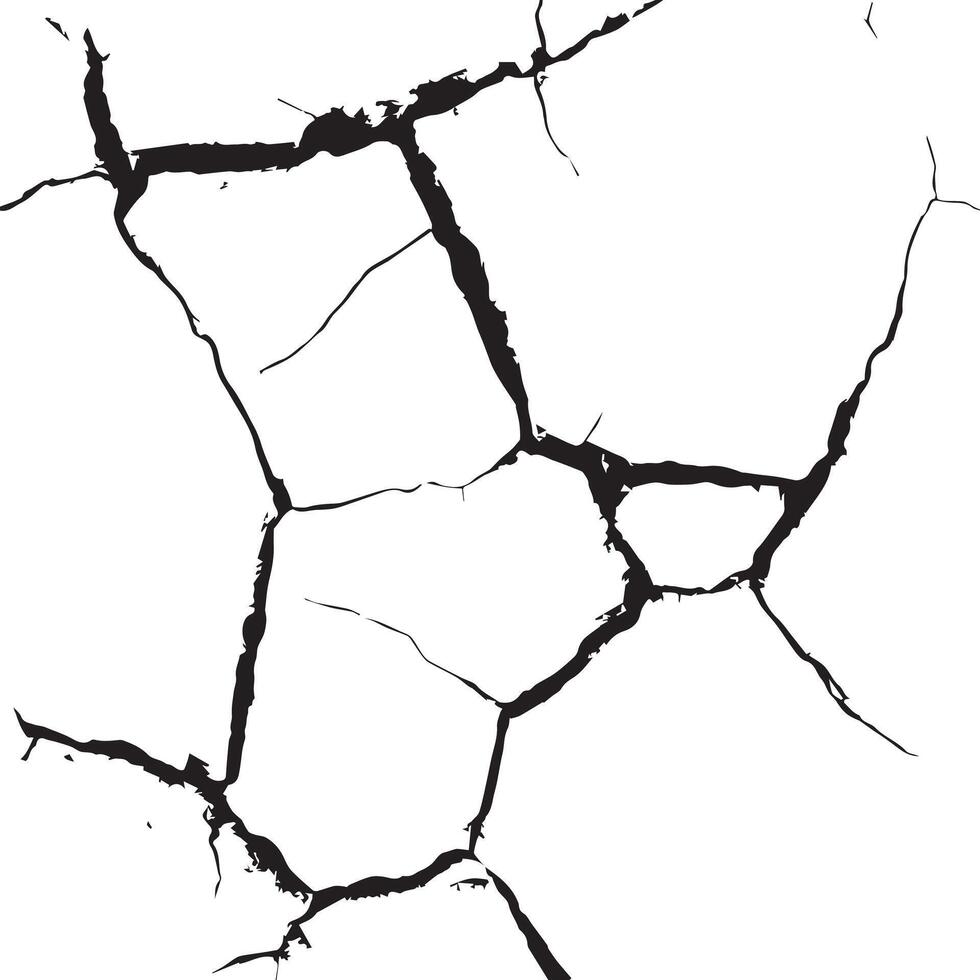 Old and Rugged Rock Surface Design vector