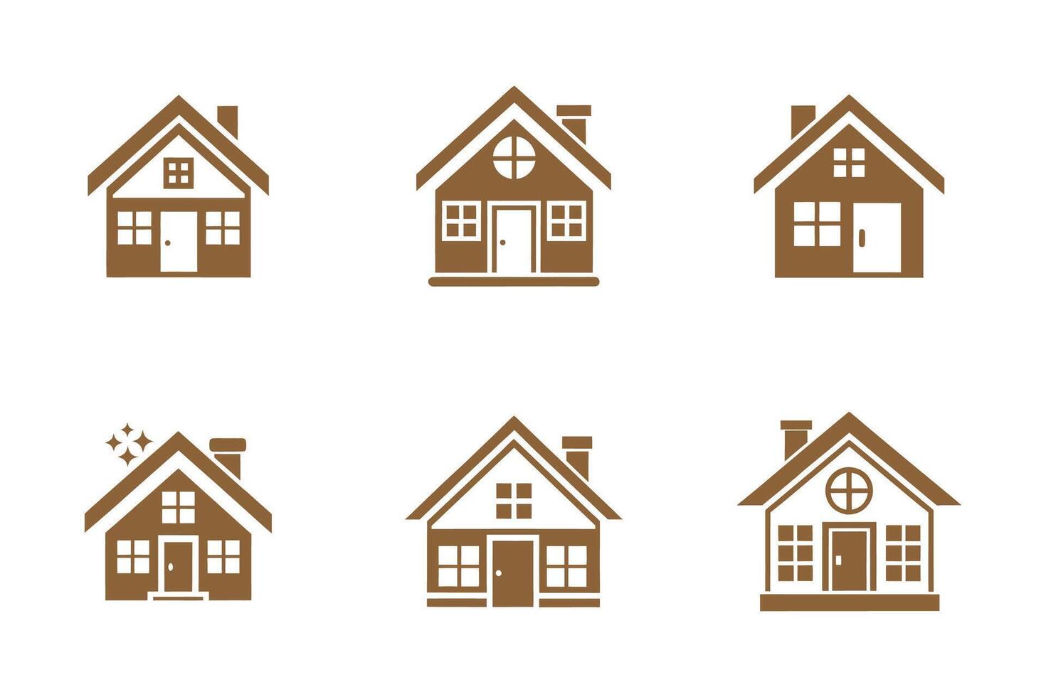Home essential flat illustration line art icon set vector