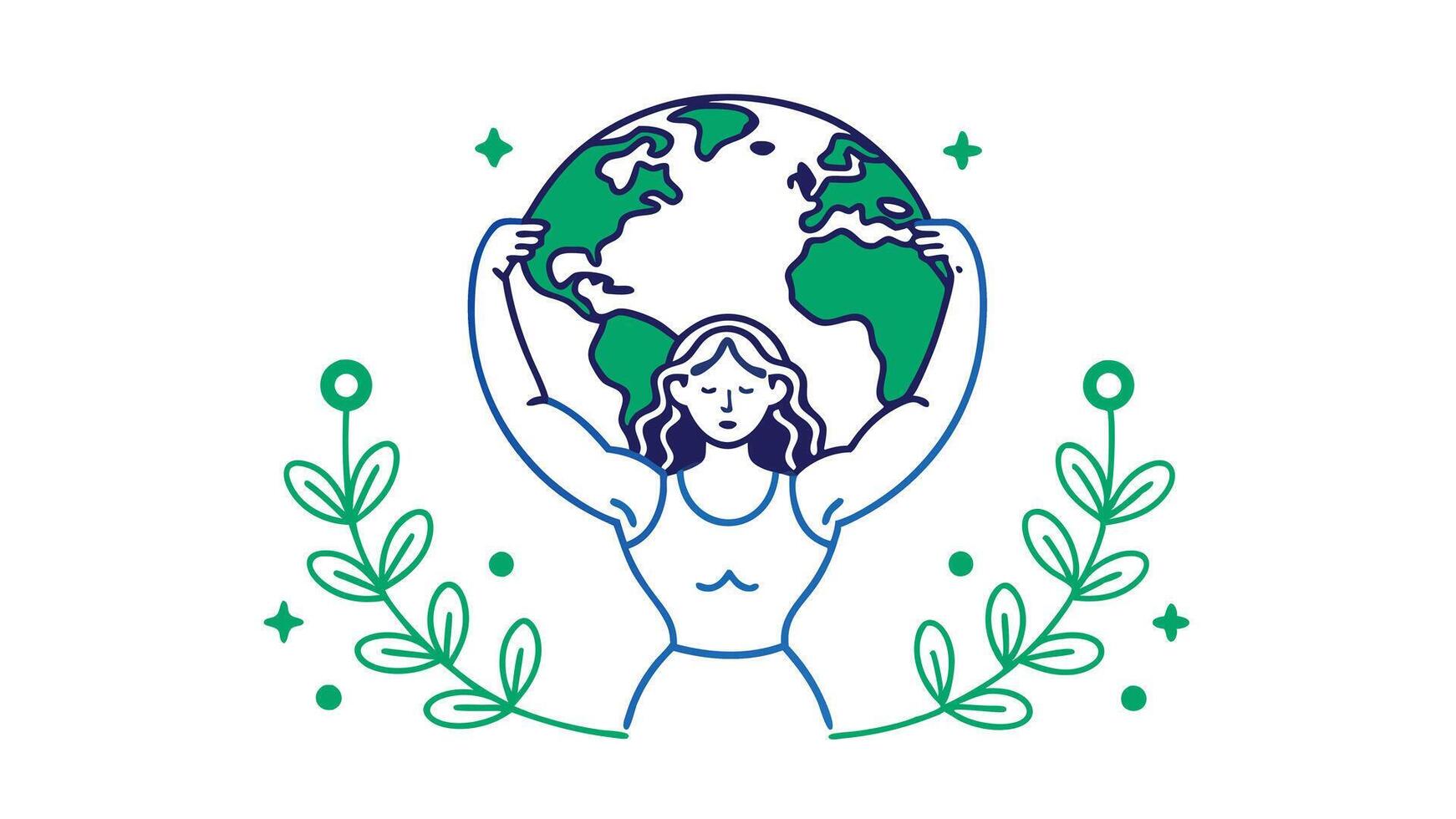 Global Womens Network Connecting, Empowering, and Inspiring vector