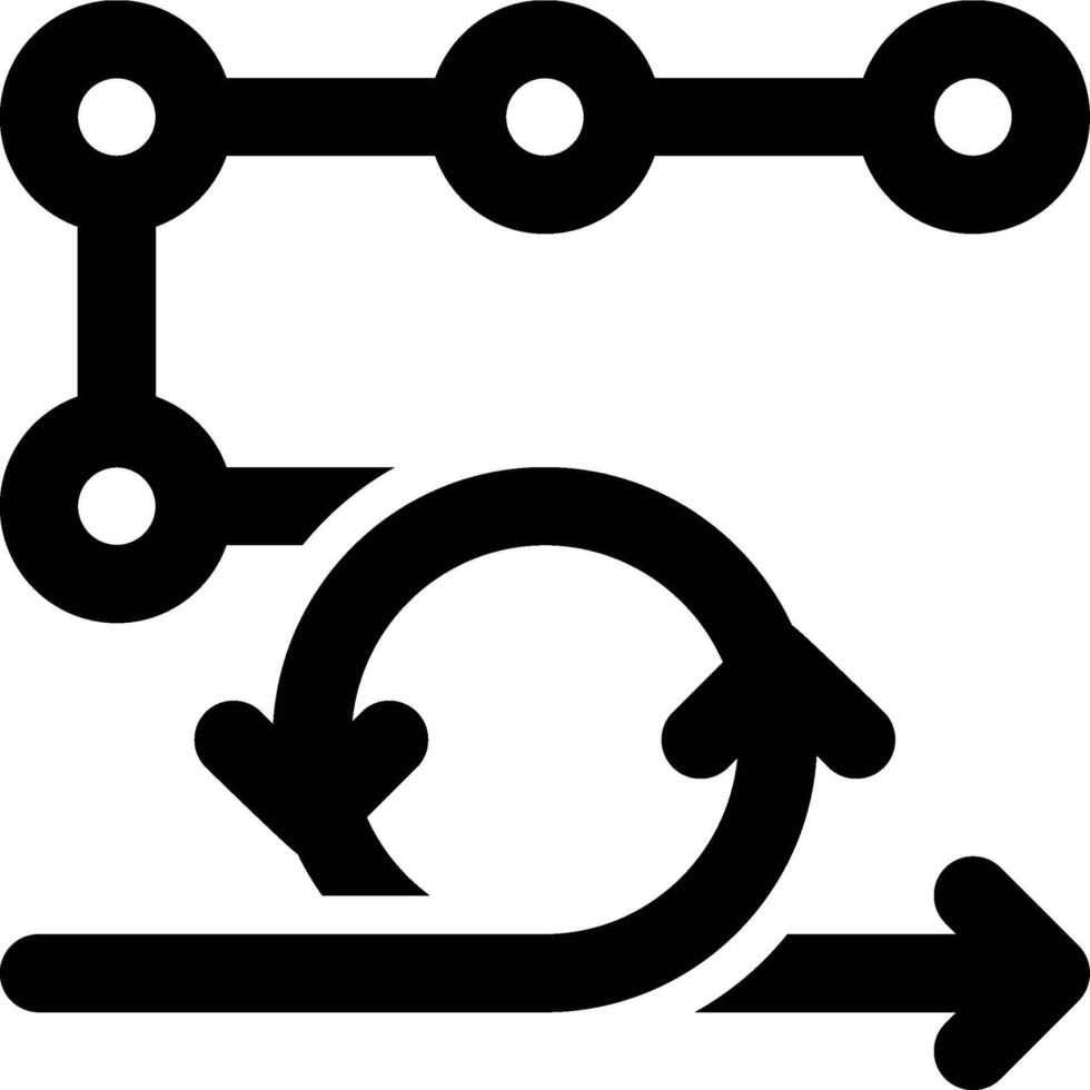 Planning, Project Plan, Roadmap Outline Icon vector