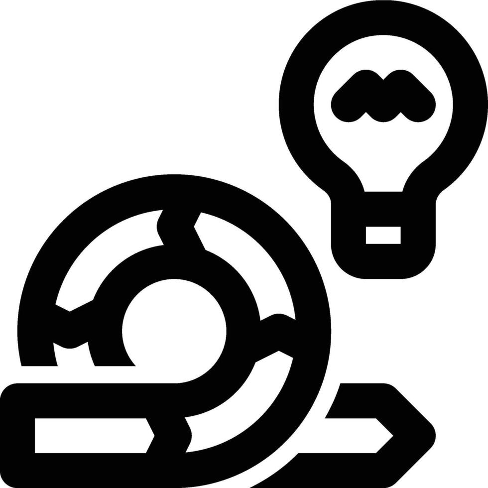 Agile Initiation, Idea, Concept Outline Icon vector