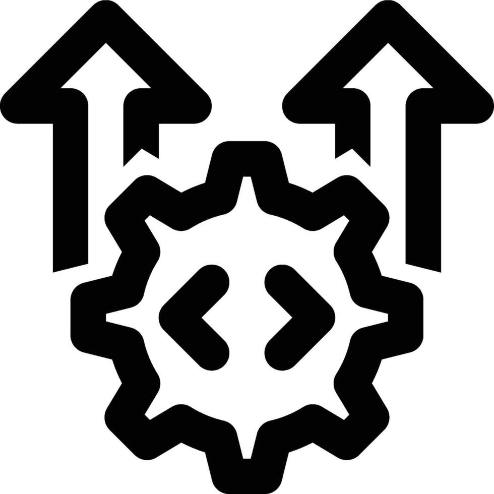 Build, Development, Programming Outline Icon vector