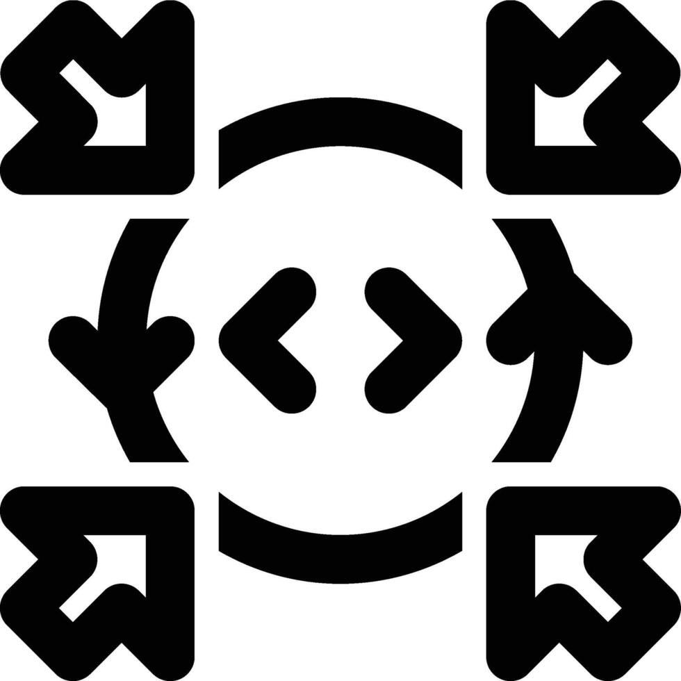 Continuous Integration, Continuous, Development Outline Icon vector