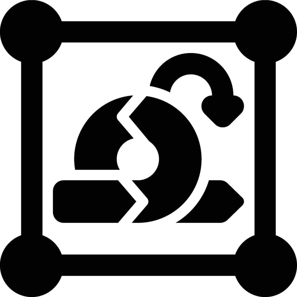 Scrum Framework, Agile Framework, Agile Glyph Solid Icon vector