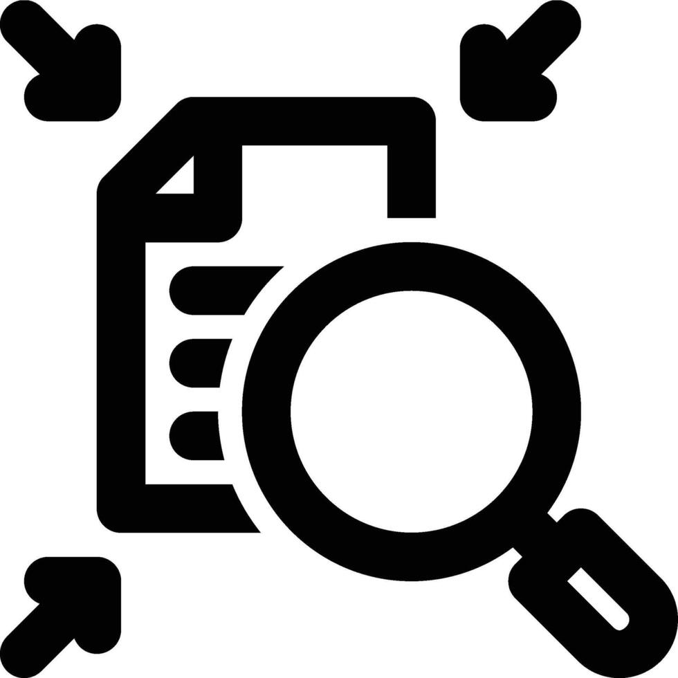 Information Gathering, Information, Collecting Outline Icon vector
