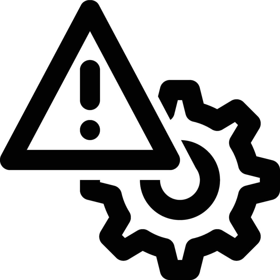 Risk Control, Risk Mitigation Outline Icon vector