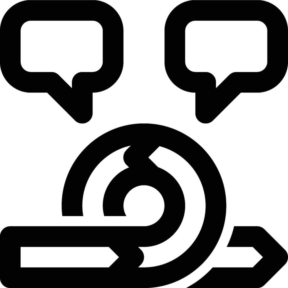 Feedback, Comment, Review Outline Icon vector