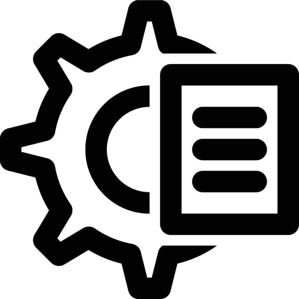 Project, Project Management, Management Outline Icon vector