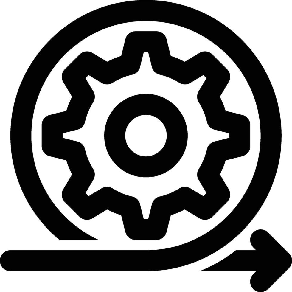 Agile Development, Agile, Scrum Outline Icon vector