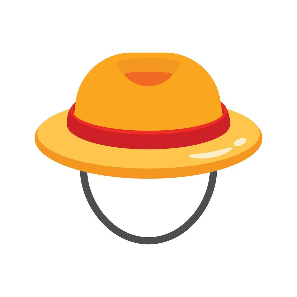 Easy to edit 3d style icon of farmer hat vector