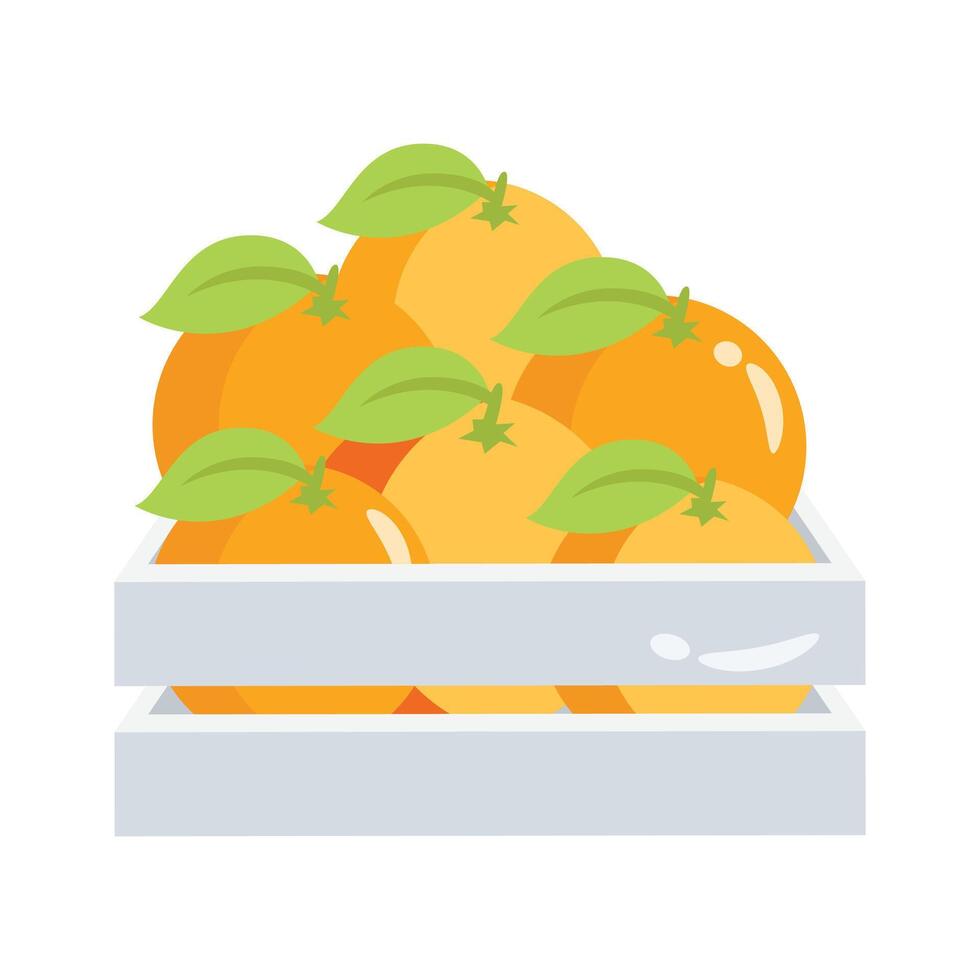 Check out handy 3d icon of orange crate vector