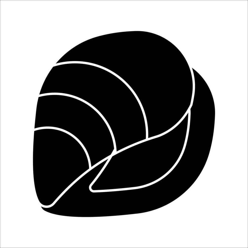 mussel Icon. Symbol isolated white background. illustration. color editable. vector