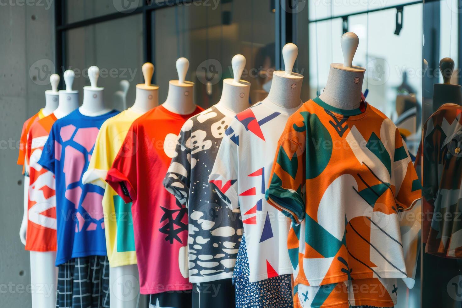 Trendy T-Shirt Graphic Designs with Bold Typography and Abstract Patterns for Fashion Inspiration photo