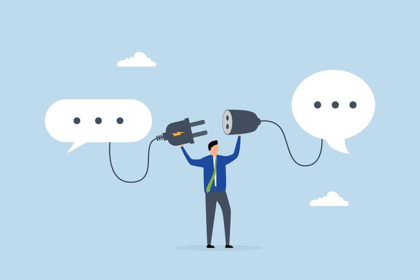 Communicate to solve problem, entrepreneur link socket within discussion vector