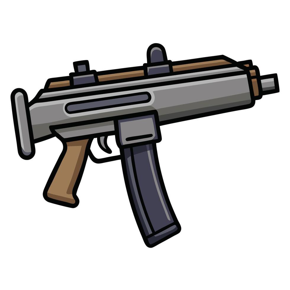 Pistol Art - Firearm Design Silhouette vector