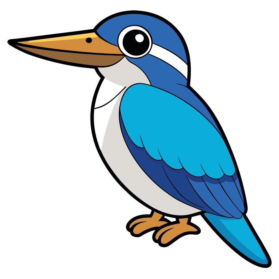 Simple Bird Illustration vector