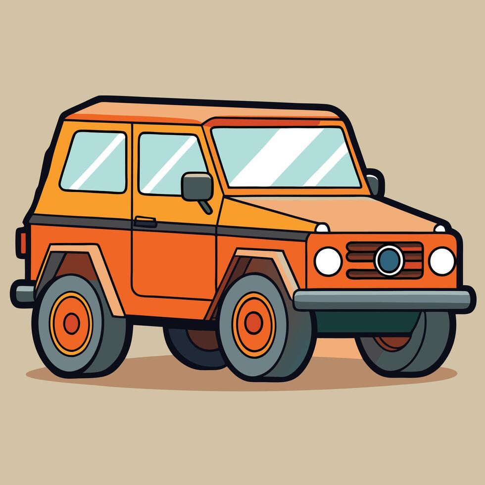 Car Illustration Highlighting a Sleek and Aerodynamic Vehicle vector