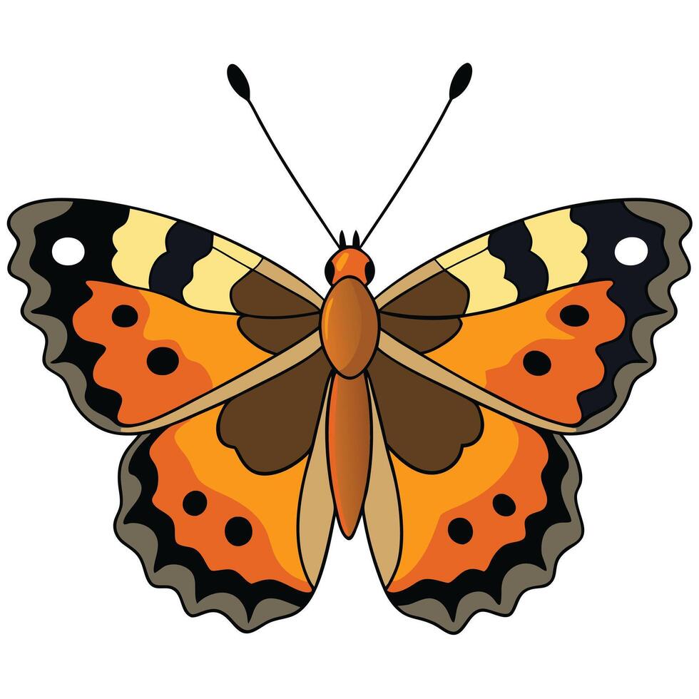 Watercolor Butterfly Art vector