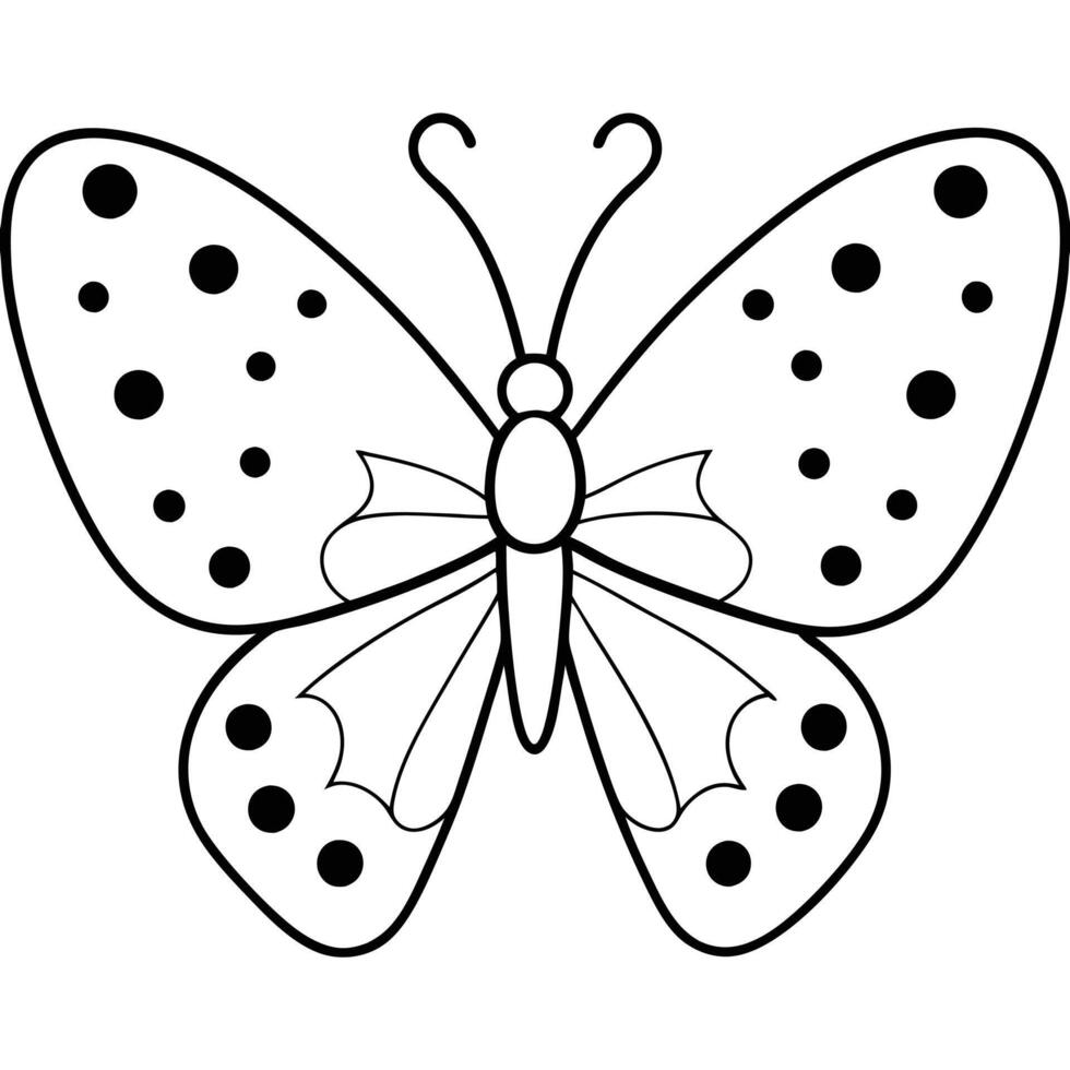3D Butterfly Design vector