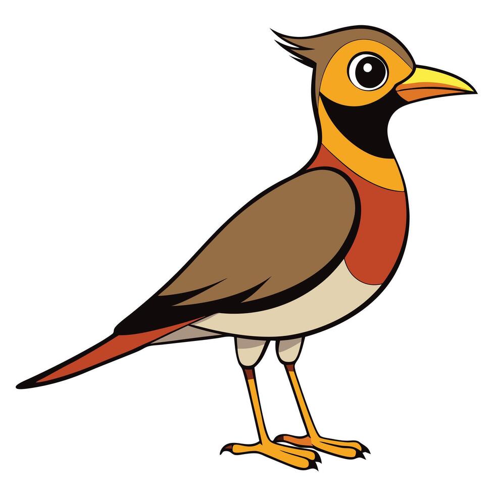 Bird Line Drawing Artwork vector