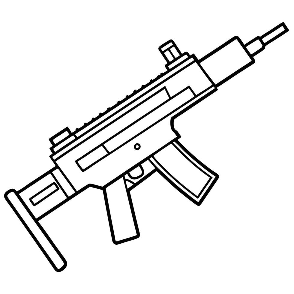 Gun Design - Pistol Silhouette vector