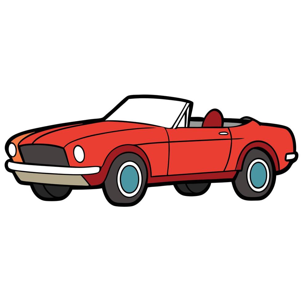 Customizable Car Illustration with Bold Off-Road Features vector