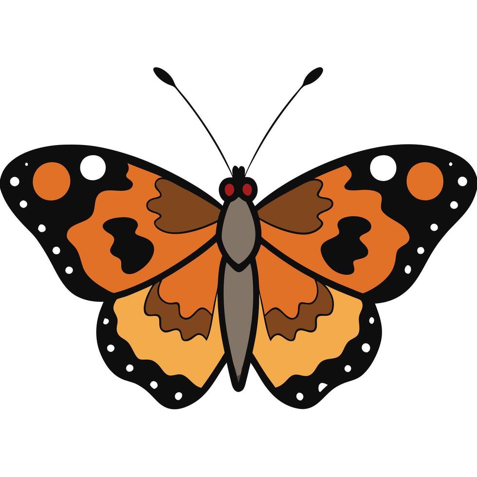 Detailed Butterfly Art vector