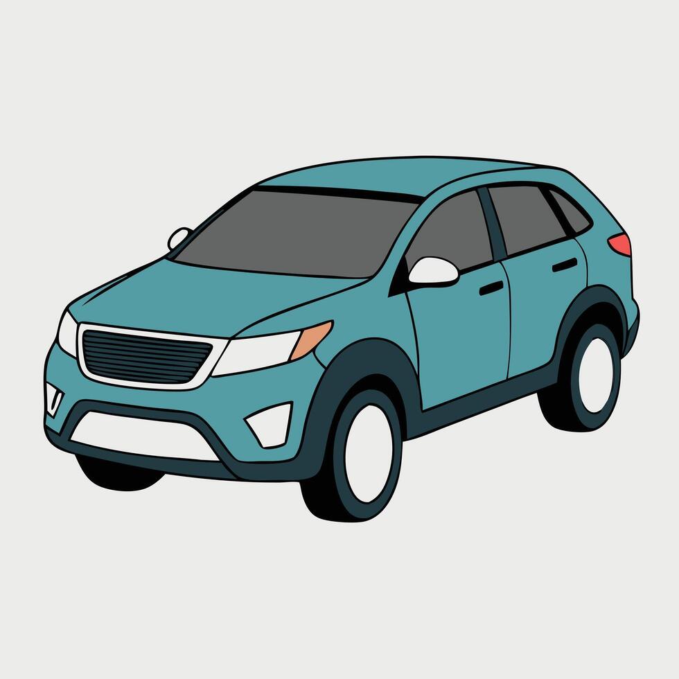 Geometric Car Design vector