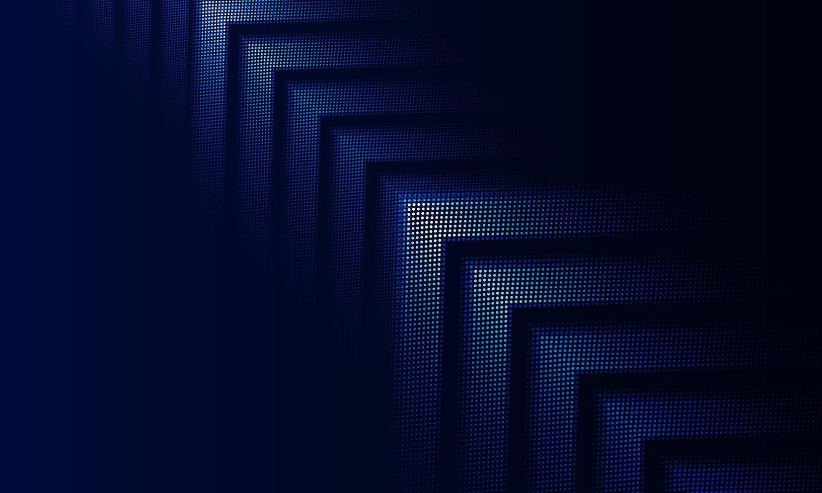 abstract blue lines on a dark background vector