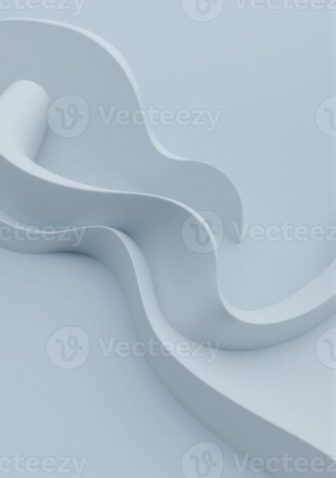 seamless 3D background with layered curvaceous shapes, rendered in soft gradients, ideal for creating modern product display setups photo
