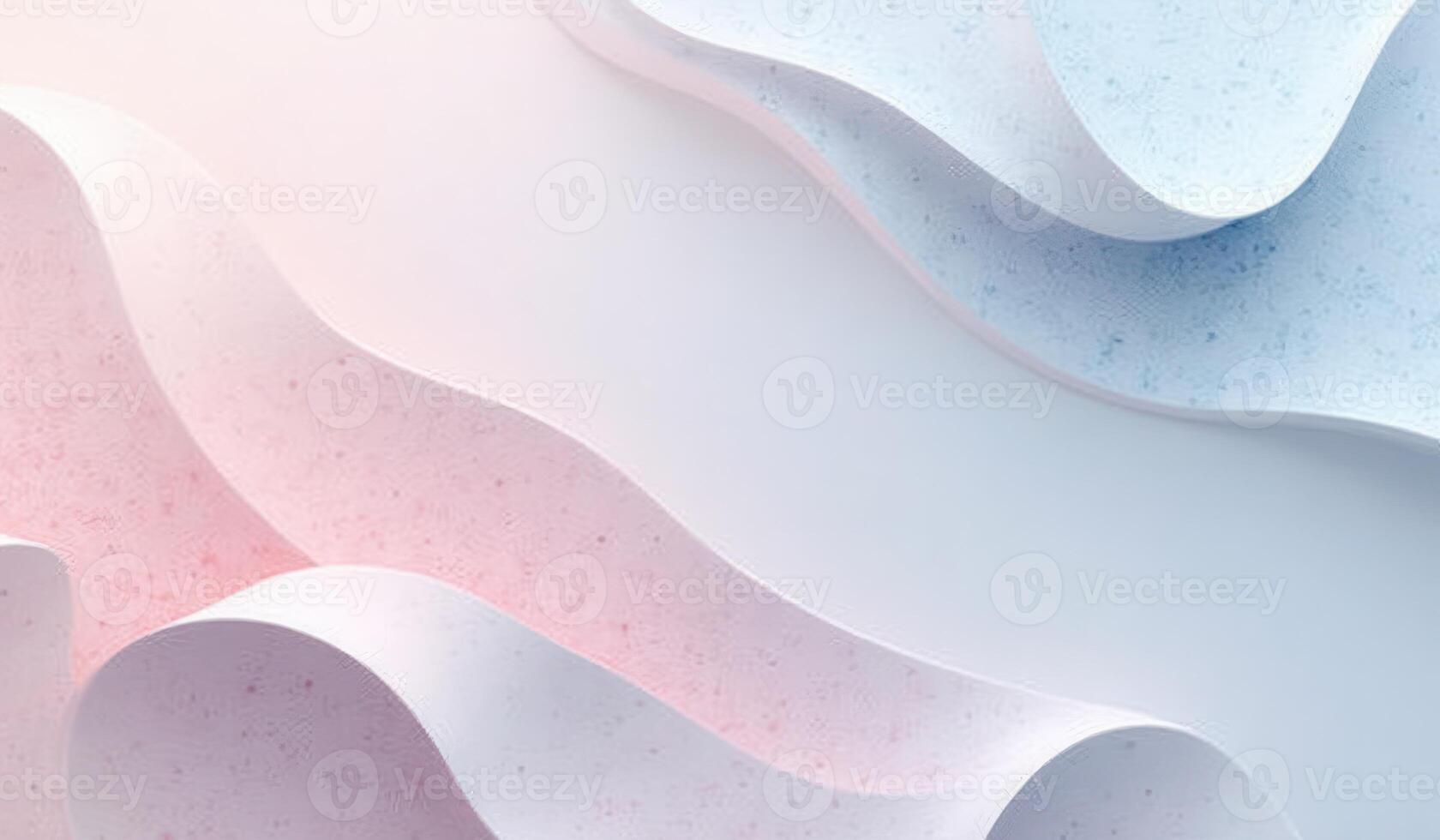 abstract 3D rendering with flowing, curvaceous forms, seamless textures, and contrasting colors for a minimalist wallpaper look photo