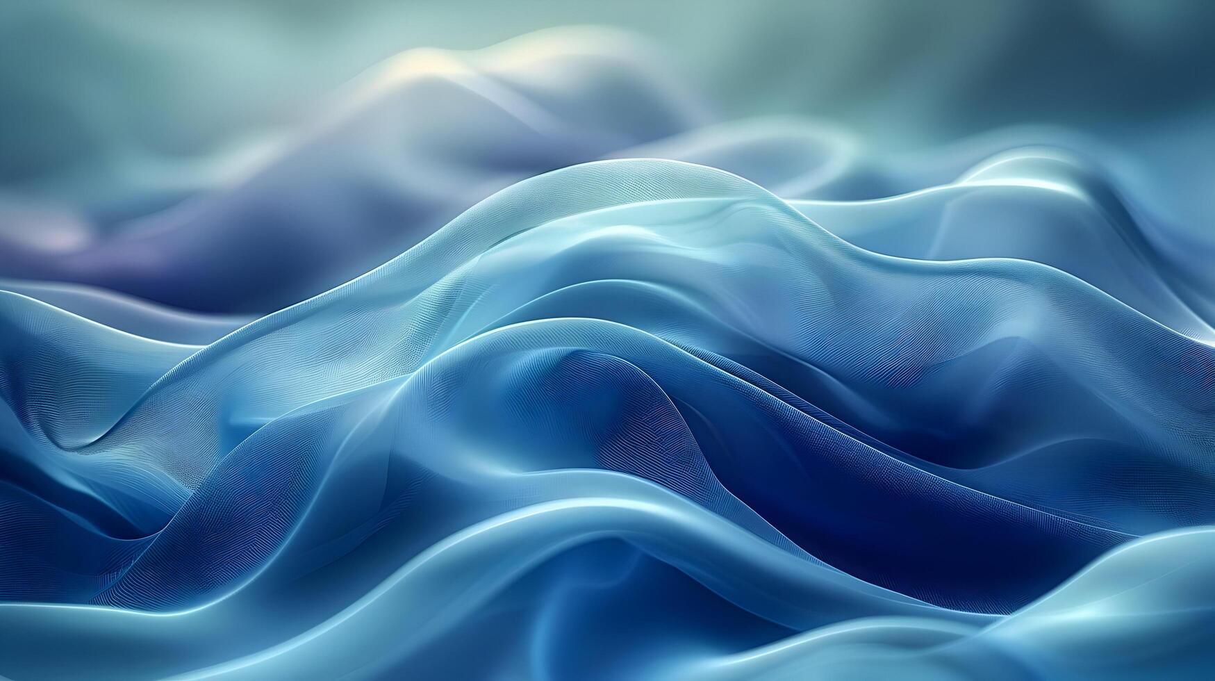 Abstract blue waves background photo