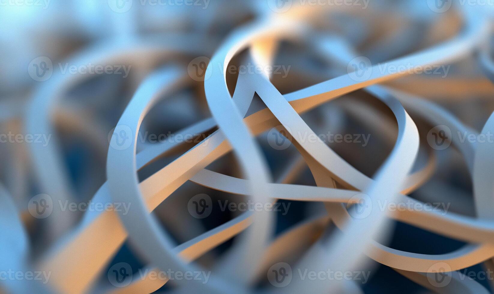 Abstract Twisted Lines Design photo