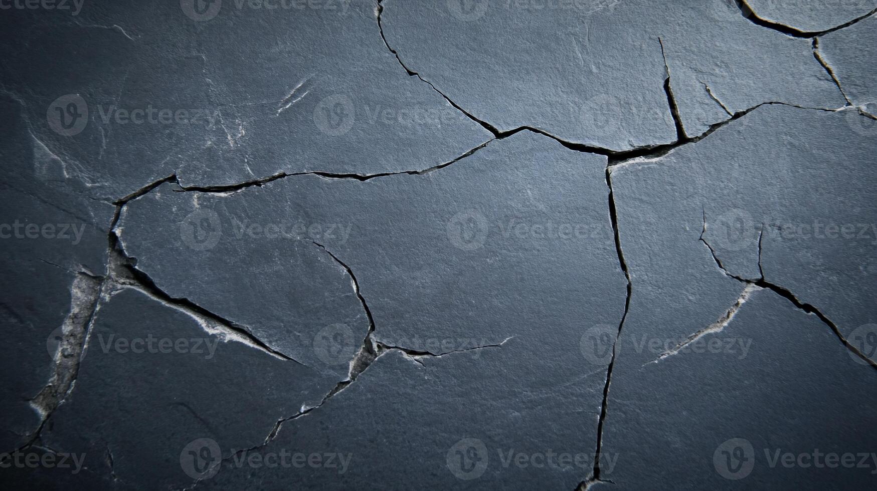 Cracked Dark Gray Surface photo