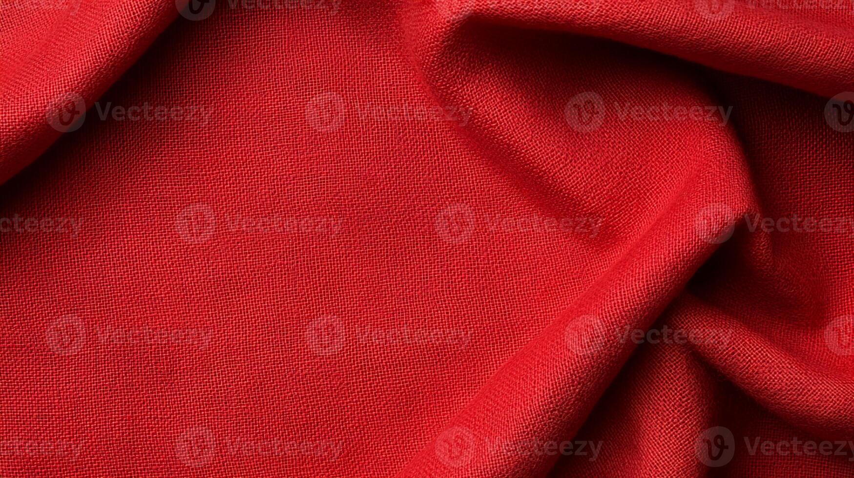 Red Fabric Texture Closeup background photo