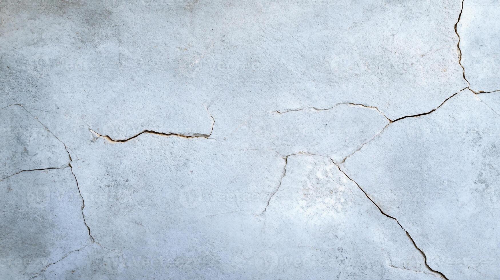 Cracked Concrete Surface Texture photo