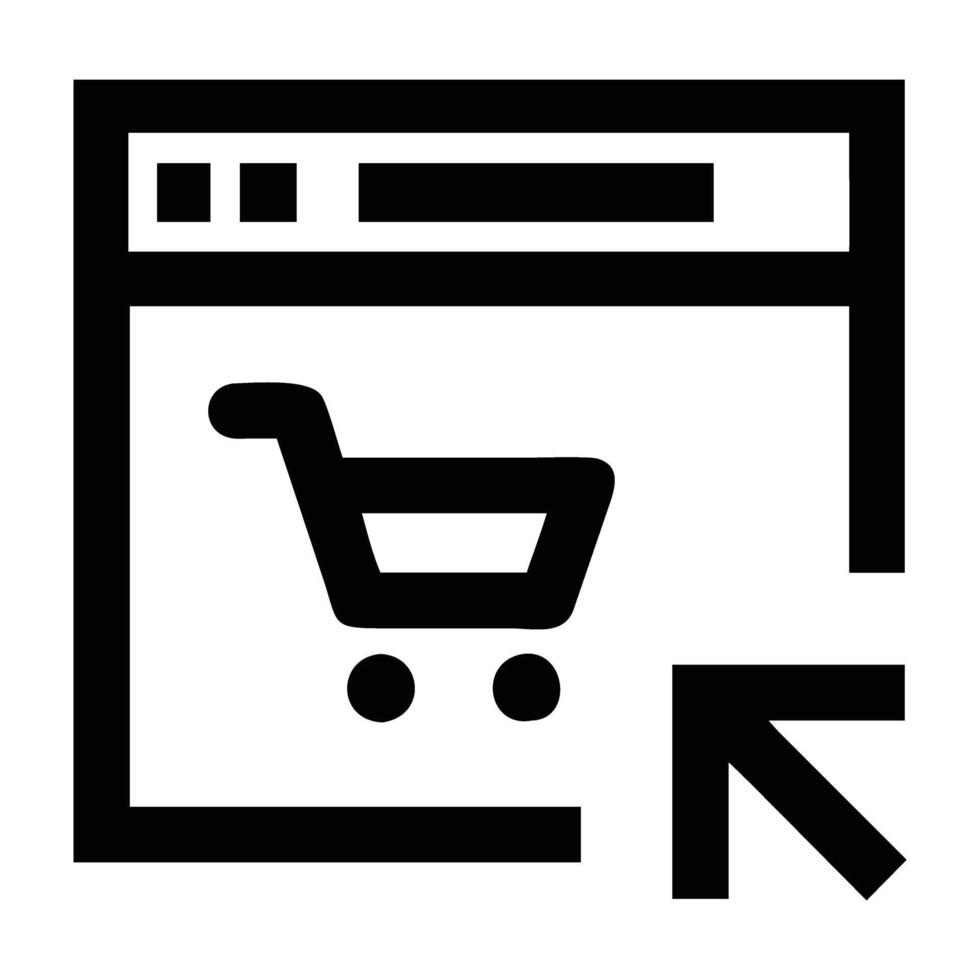 Modern one click checkout button icon design for fast and secure purchases on white background vector