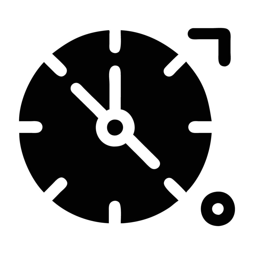 Striking limited time offer clock icon design for urgent deals on white background vector