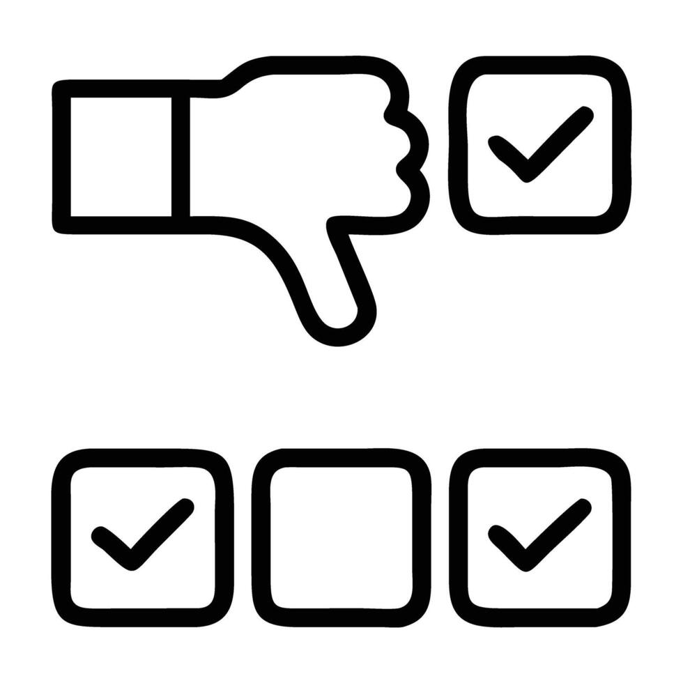 Interactive social media poll icon with votes and flat design on white background vector